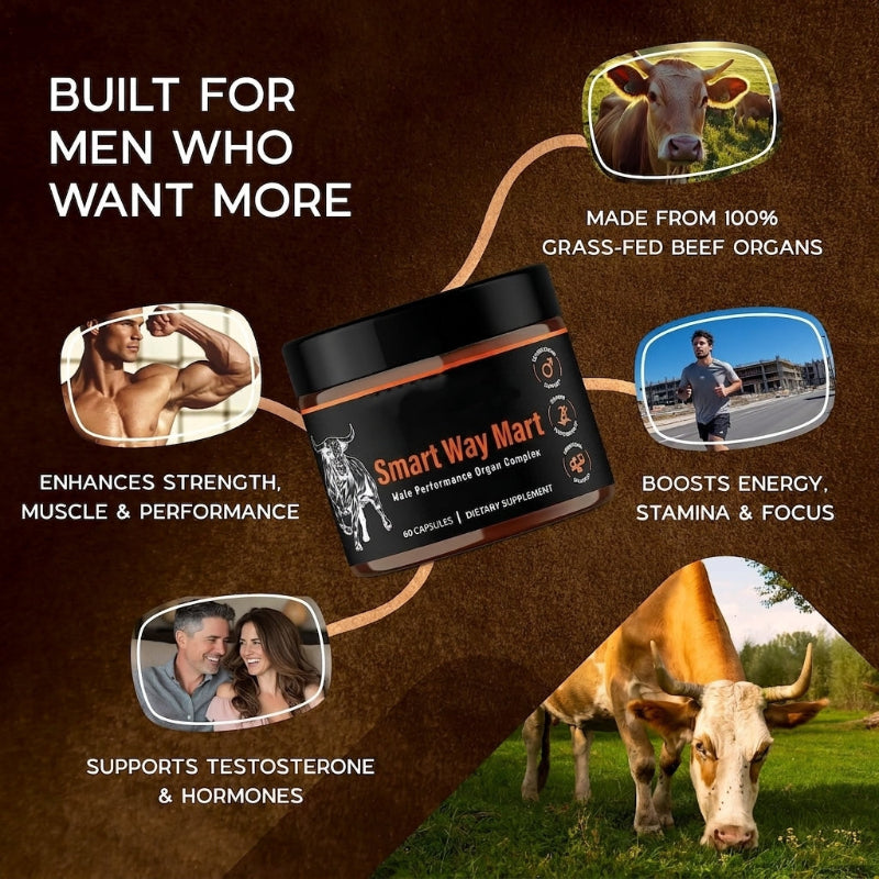 Men’s Grass-Fed Beef Organ Capsules