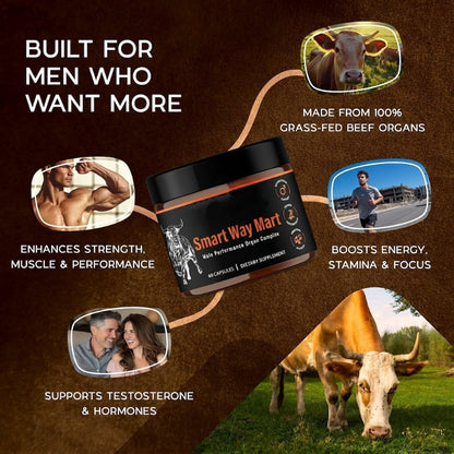 Men’s Grass-Fed Beef Organ Capsules