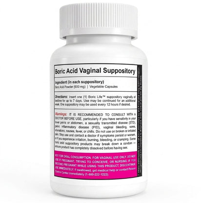 Boric Acid Suppositories