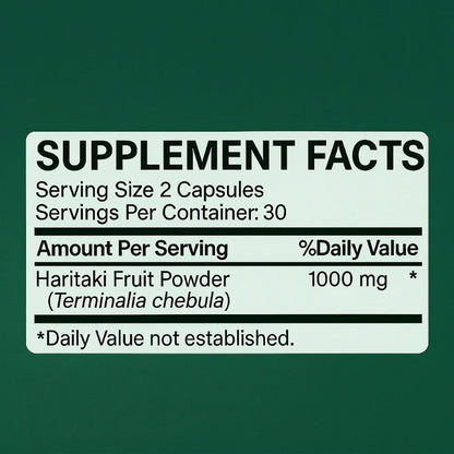 Haritaki Extract Capsules