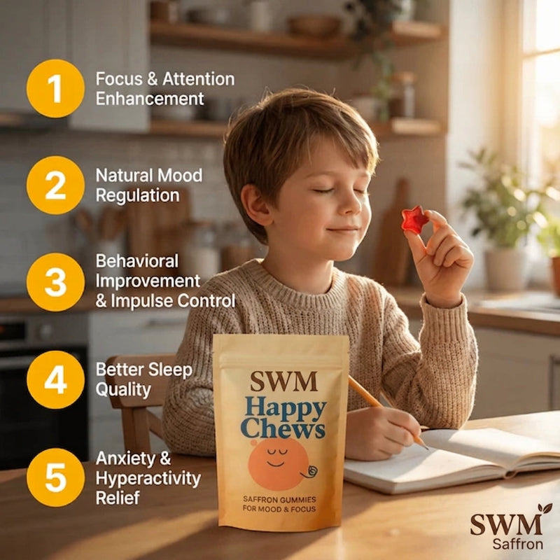 Kids Calm & Focus Saffron Gummies