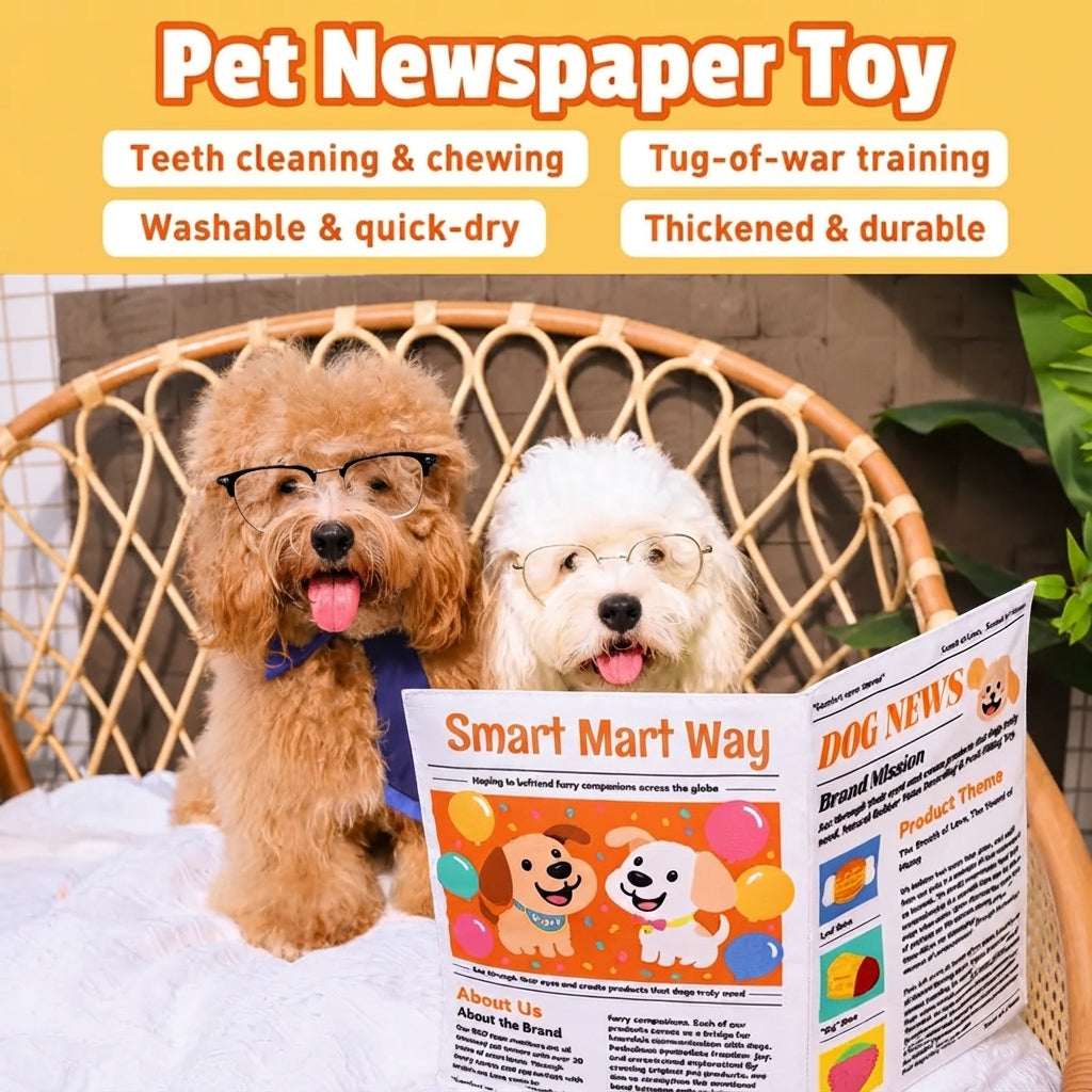 Newspaper Dog Toy