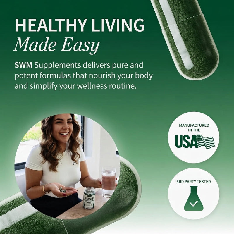 Organic Spirulina & Chlorella Capsules