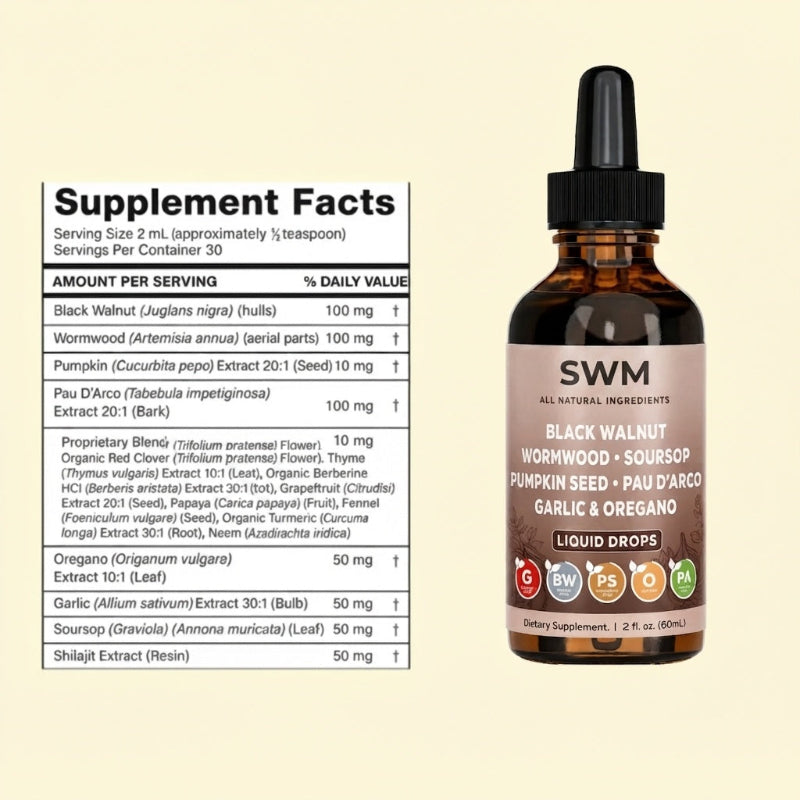 Black Walnut Extract Drops