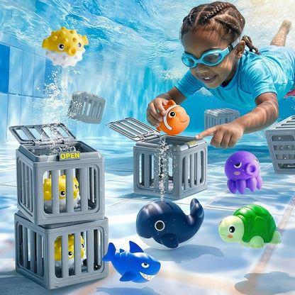 Kids Underwater Dive & Rescue Pool Toy Set