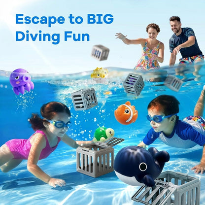 Kids Underwater Dive & Rescue Pool Toy Set