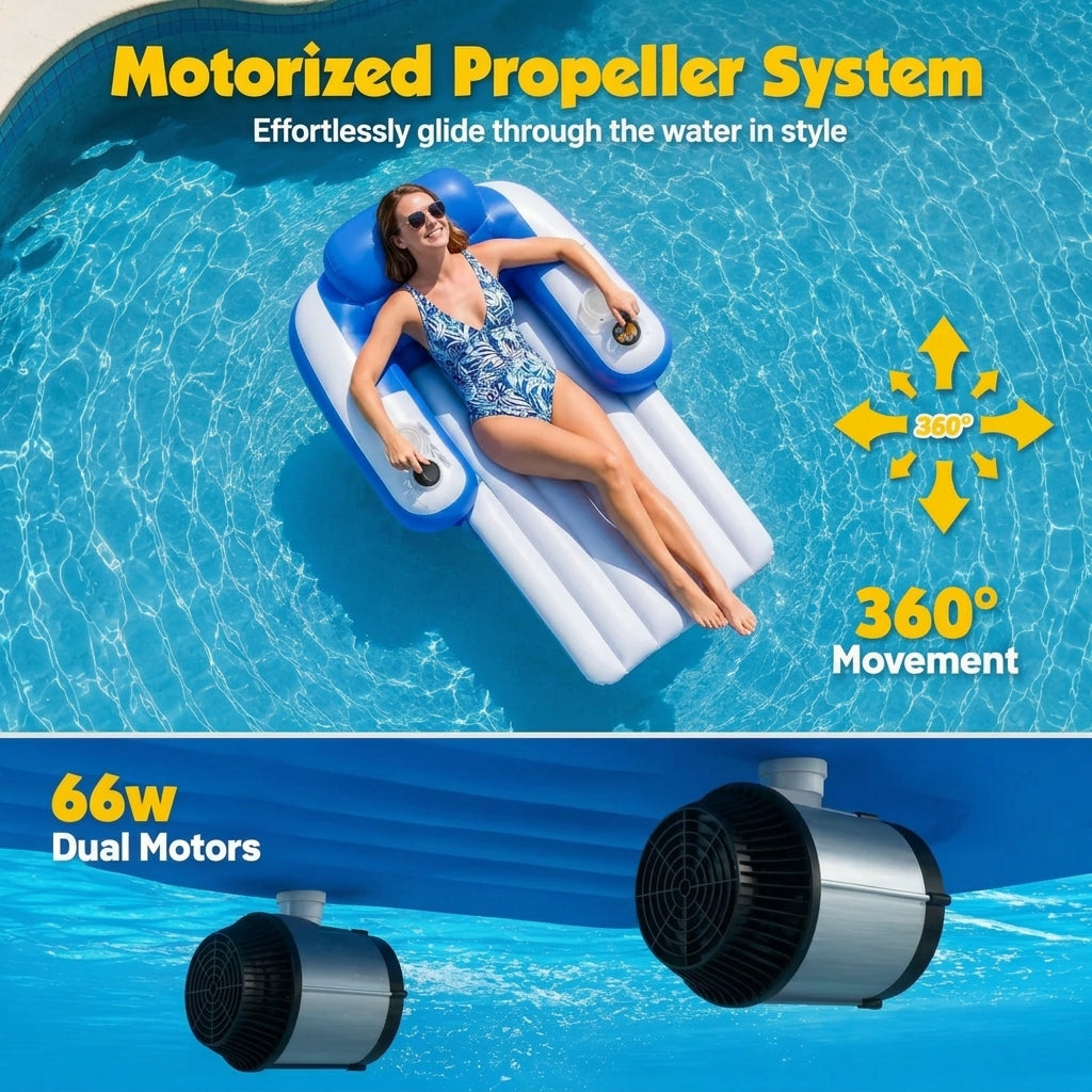 Motorized Inflatable Pool Cruiser