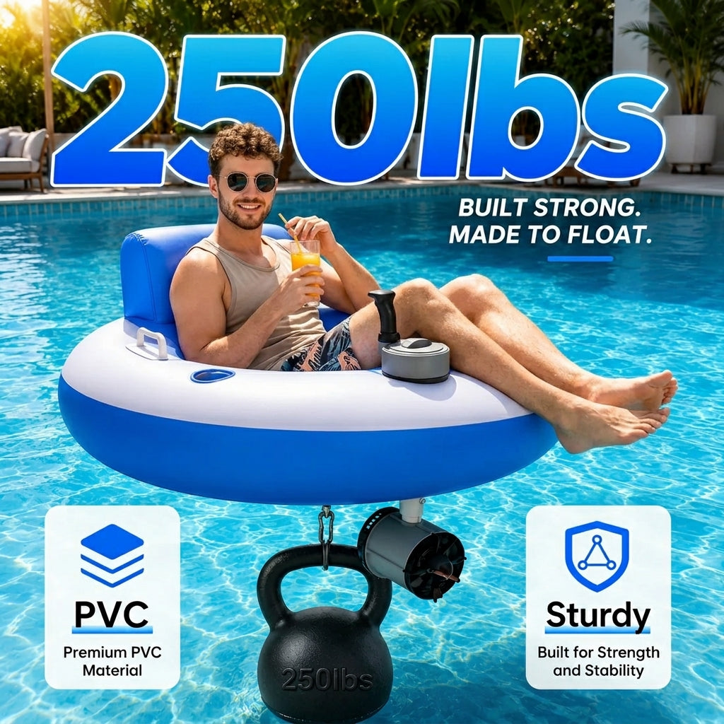 Motorized Inflatable Pool Cruiser