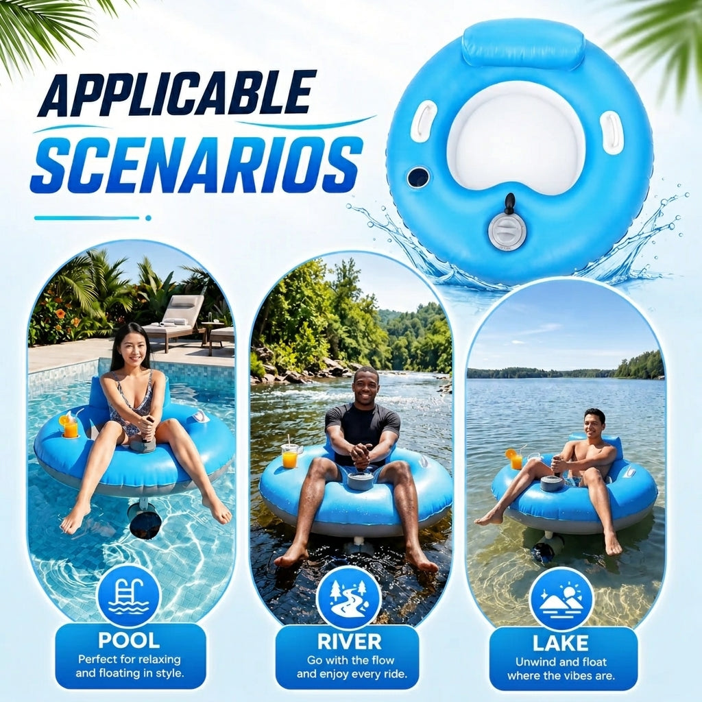 Motorized Inflatable Pool Cruiser