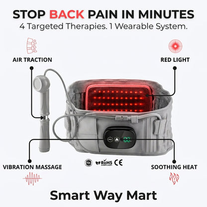 4-in-1 Lumbar Support & Back Relaxation Belt