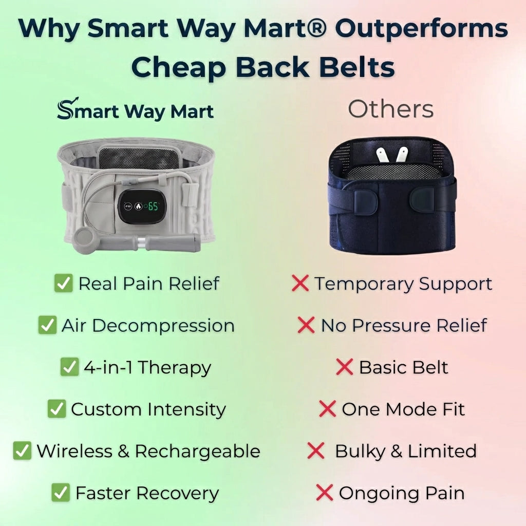 4-in-1 Lumbar Support & Back Relaxation Belt
