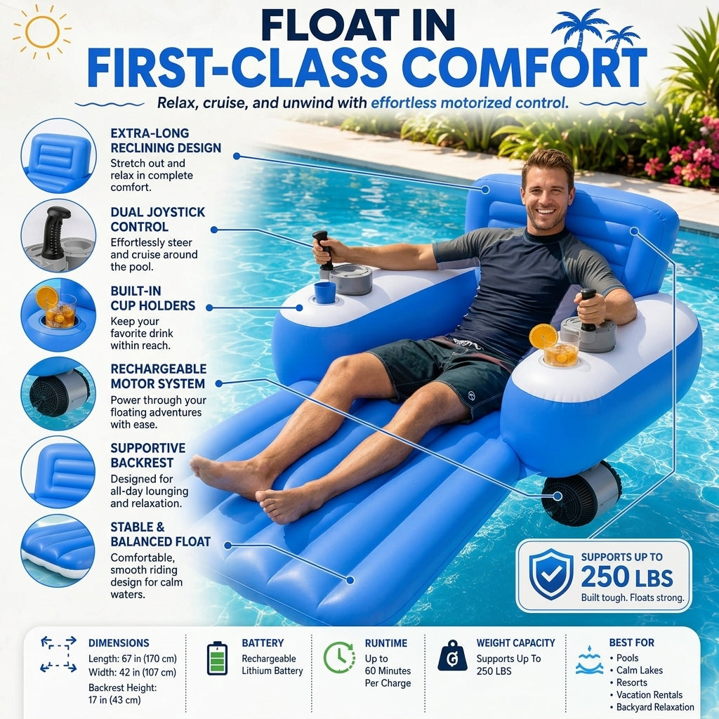 Motorized Pool Lounger