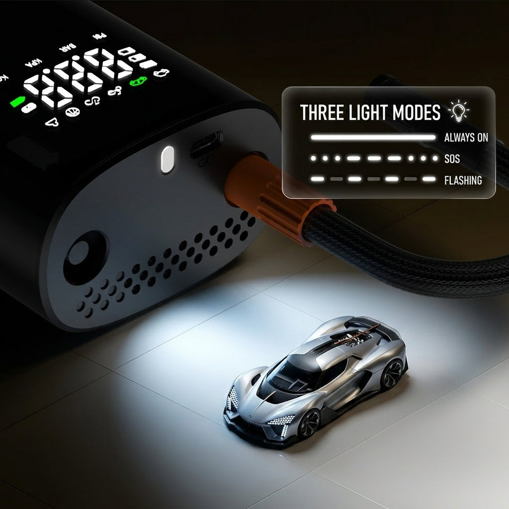 Portable Digital Tire Inflator Pump