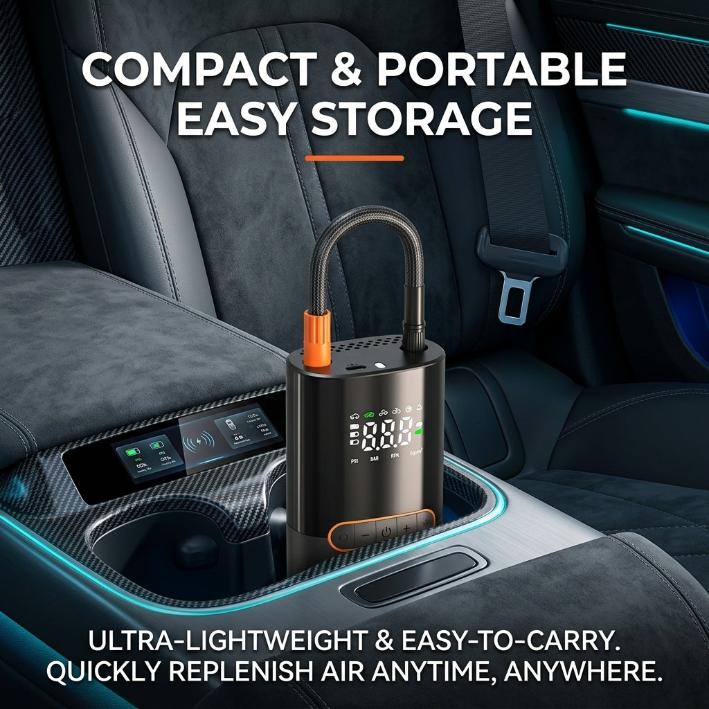 Portable Digital Tire Inflator Pump