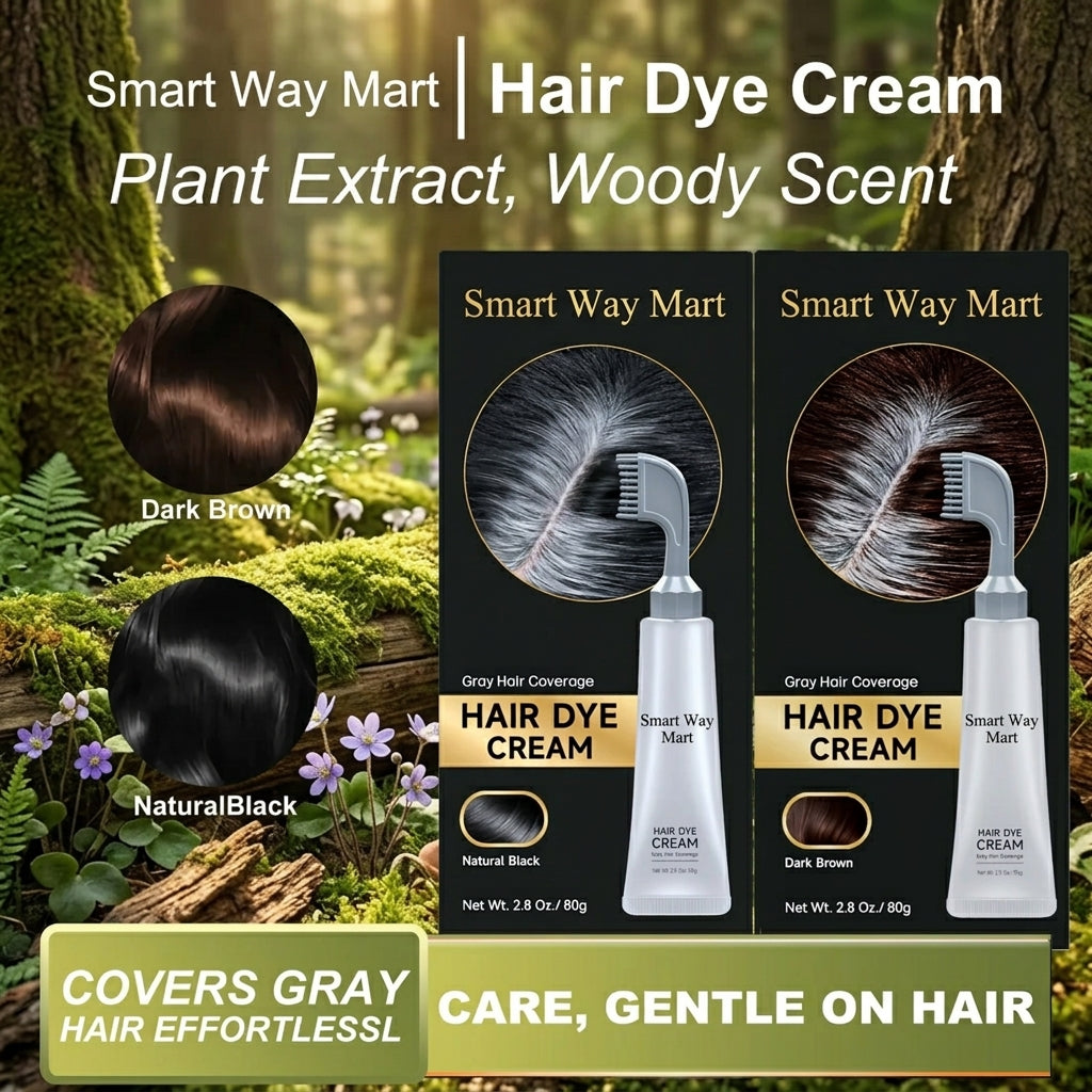 Gray Coverage Hair Dye Comb