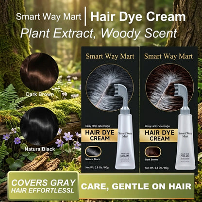 Gray Coverage Hair Dye Comb