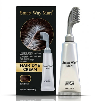 Gray Coverage Hair Dye Comb