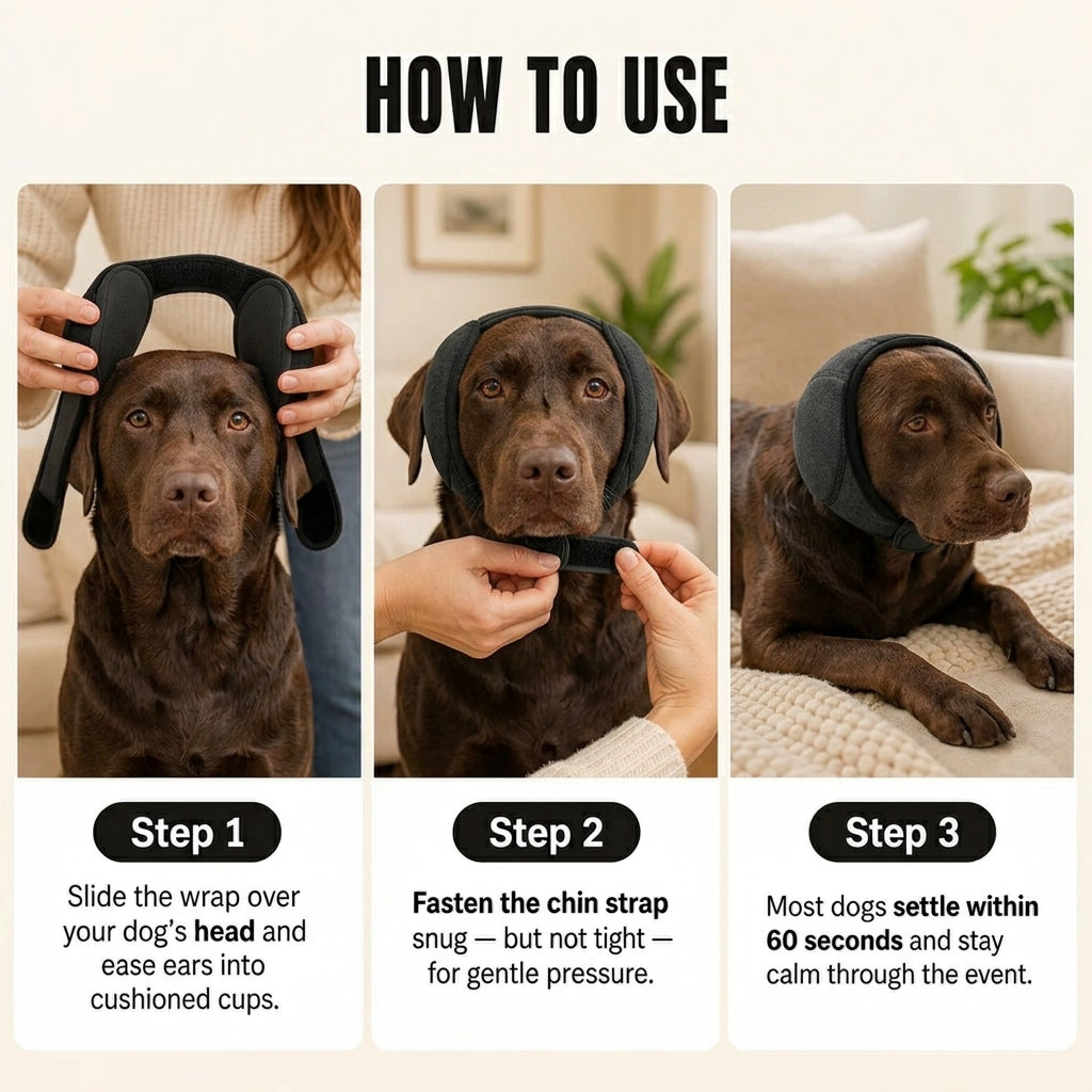 Dog Calming Ear Wrap