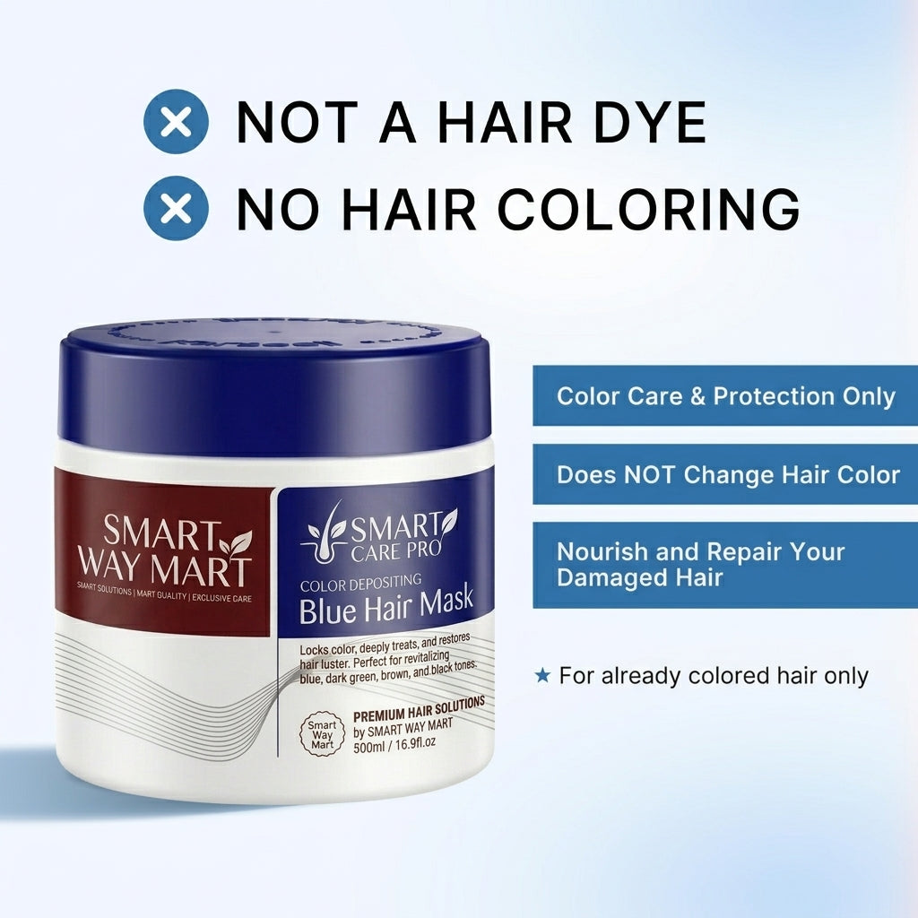 Blue Color Hair Mask