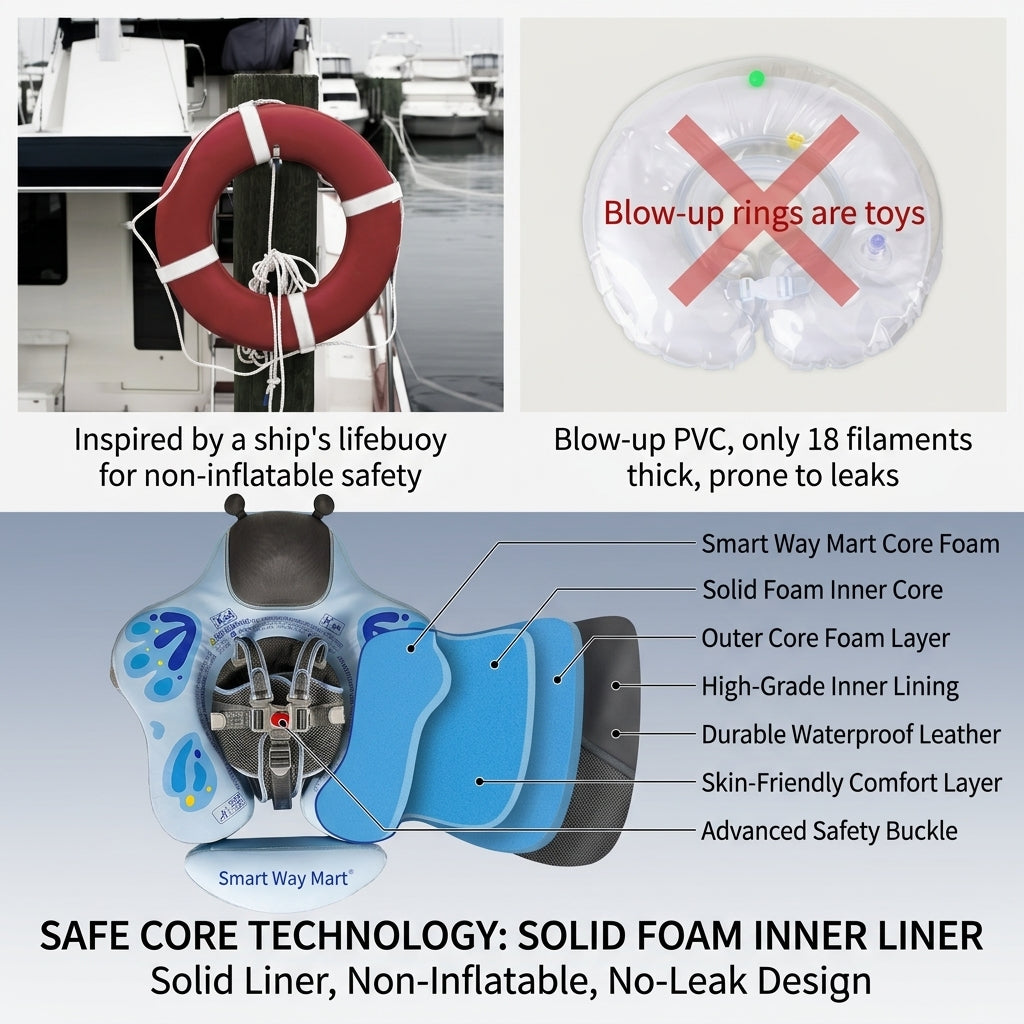 Air-Free Baby Swim Float