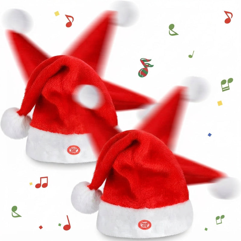 Musical Dancing Santa Hats