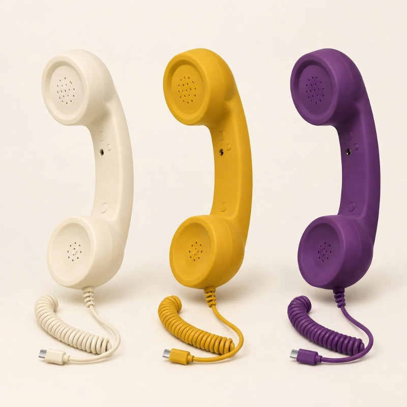 Retro Corded Phone Handset