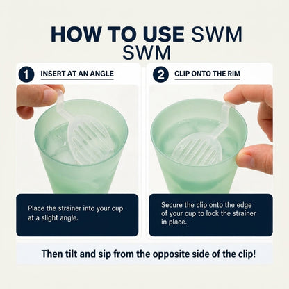 Clip-On Ice Blocker for Cups