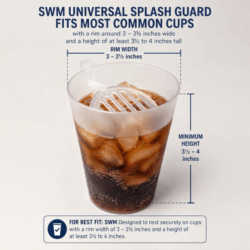 Clip-On Ice Blocker for Cups