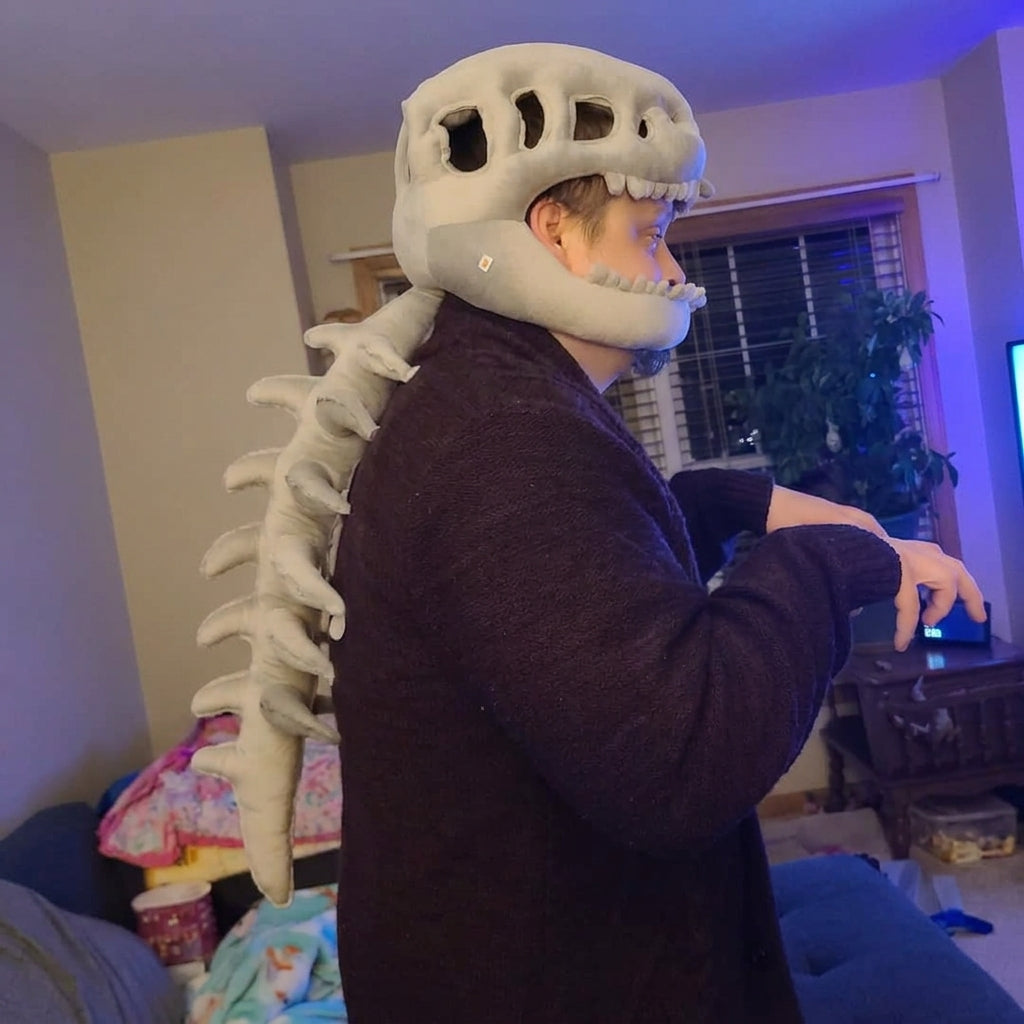 Dinosaur Skeleton Costume Hat