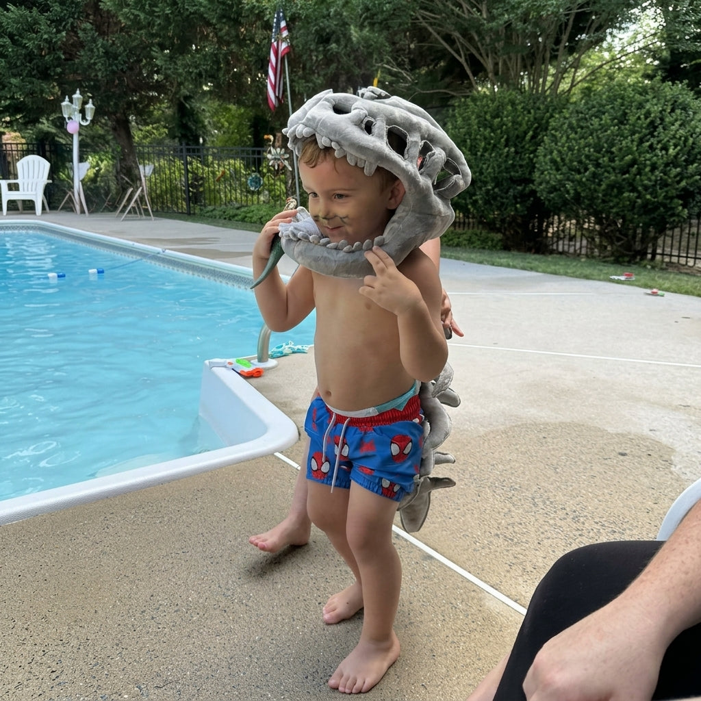 Dinosaur Skeleton Costume Hat