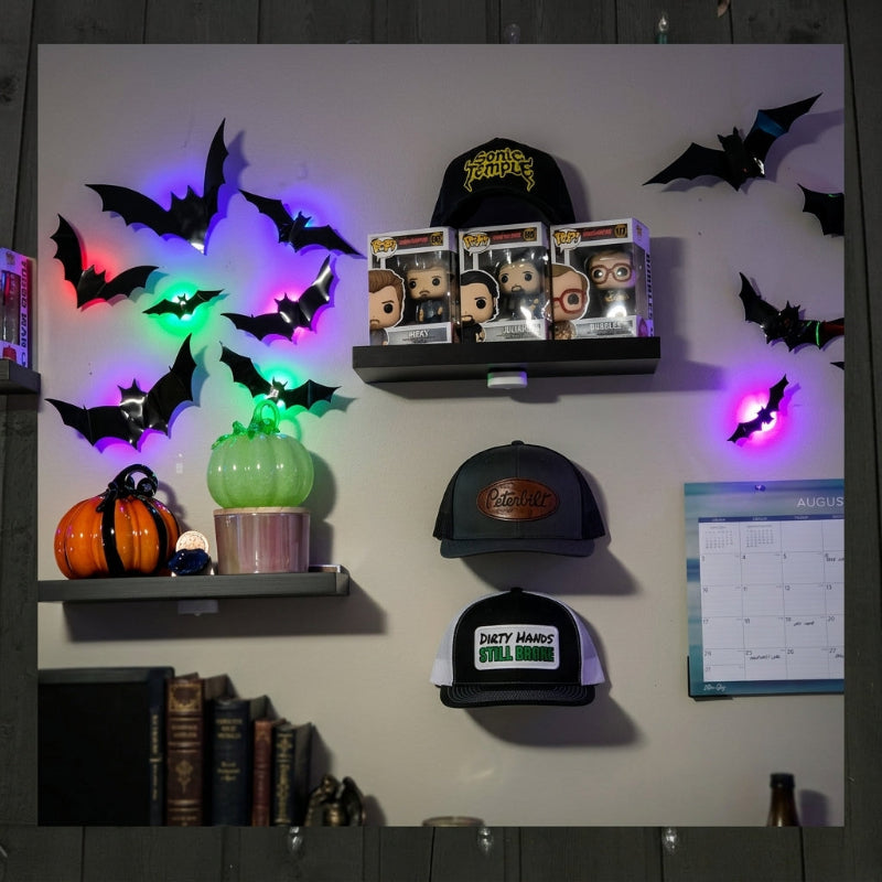 3D LED Bat Wall Decorations