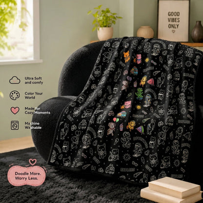 DIY Coloring Blanket