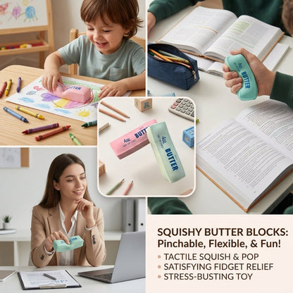 Crunchy Butter Squishy Toy