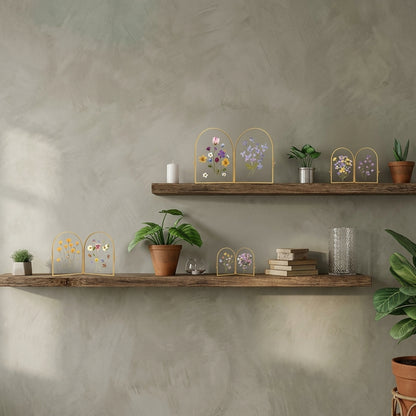 Double Glass Pressed Flower Display Frame