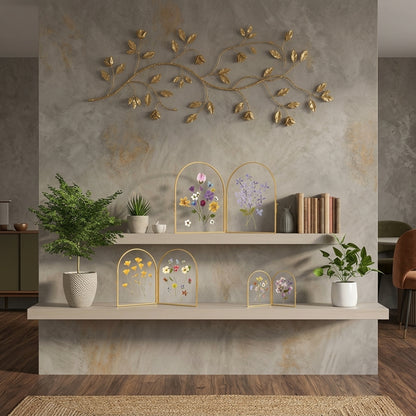 Double Glass Pressed Flower Display Frame