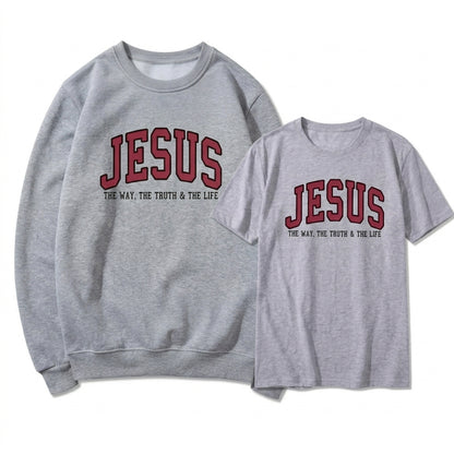 Jesus Faith Tee & Sweatshirt Set