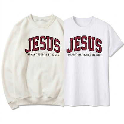 Jesus Faith Tee & Sweatshirt Set