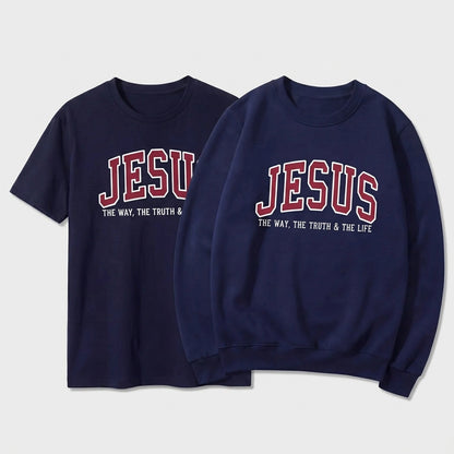 Jesus Faith Tee & Sweatshirt Set