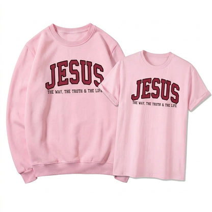 Jesus Faith Tee & Sweatshirt Set