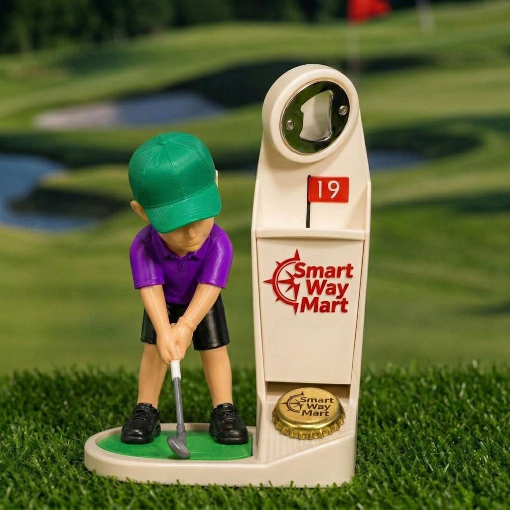 Golf Bottle Opener Figure