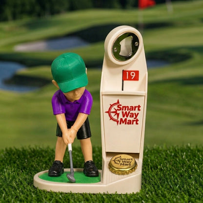 Golf Bottle Opener Figure