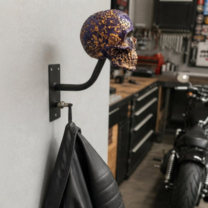 Skull Helmet Wall Mount