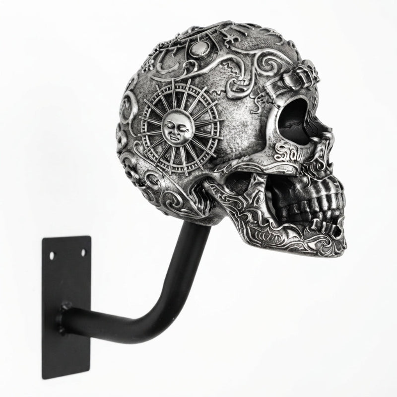 Skull Helmet Wall Mount