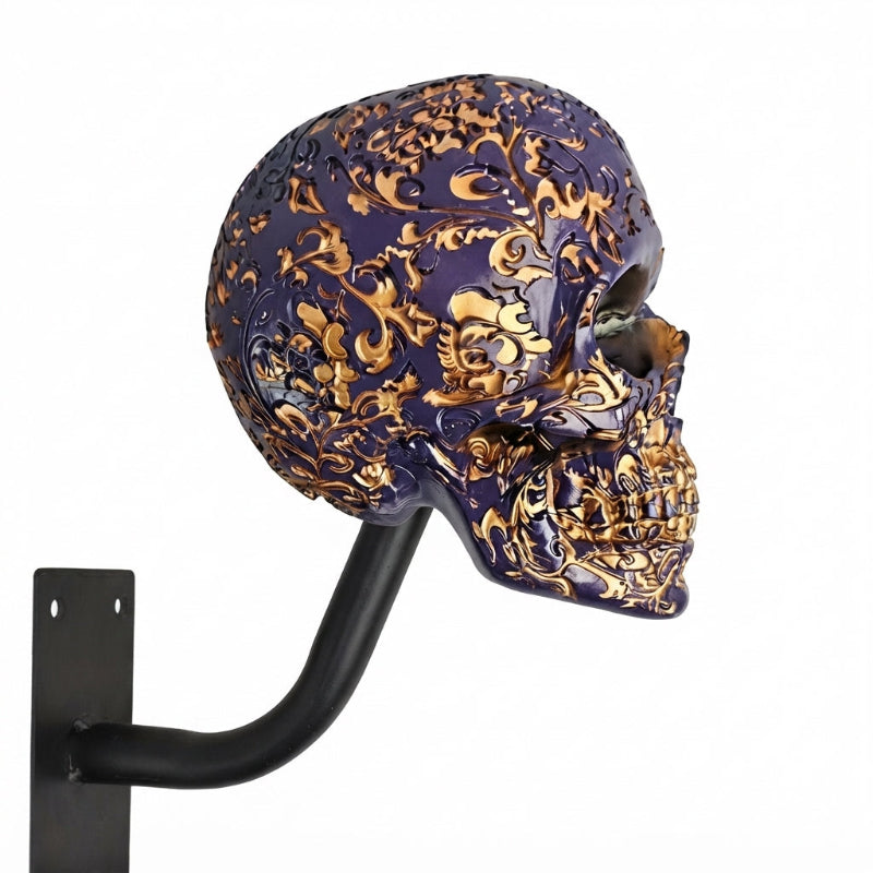 Skull Helmet Wall Mount