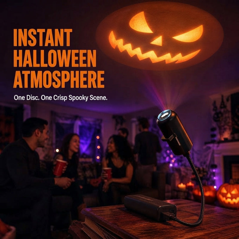 USB Halloween Projector