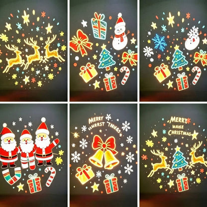 USB Christmas Projector Night Light