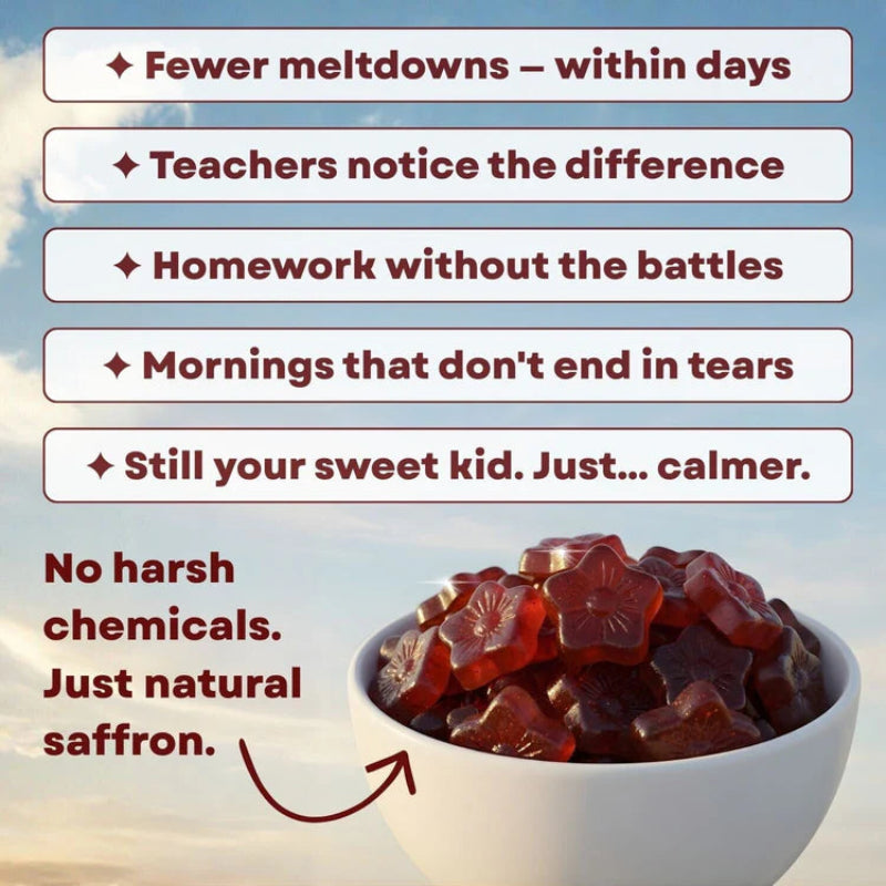 Kids Calm & Focus Saffron Gummies