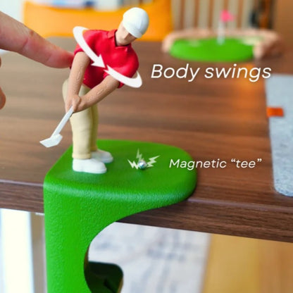 ⛳ Desktop Mini Golf Set – Automatic Ball Return Office Game