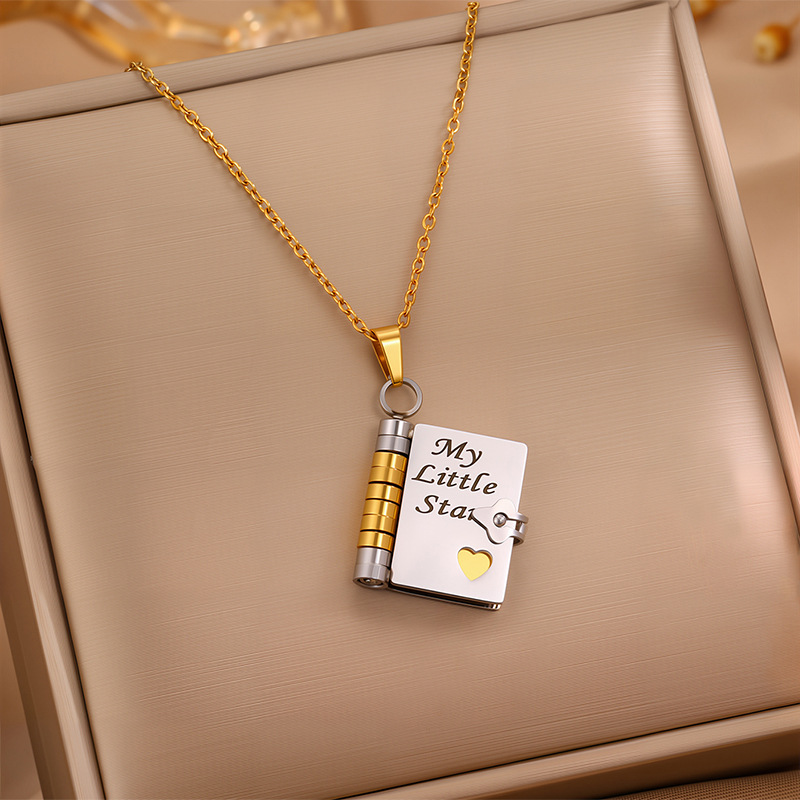 My Little Star Book Necklace for Daughter/Son