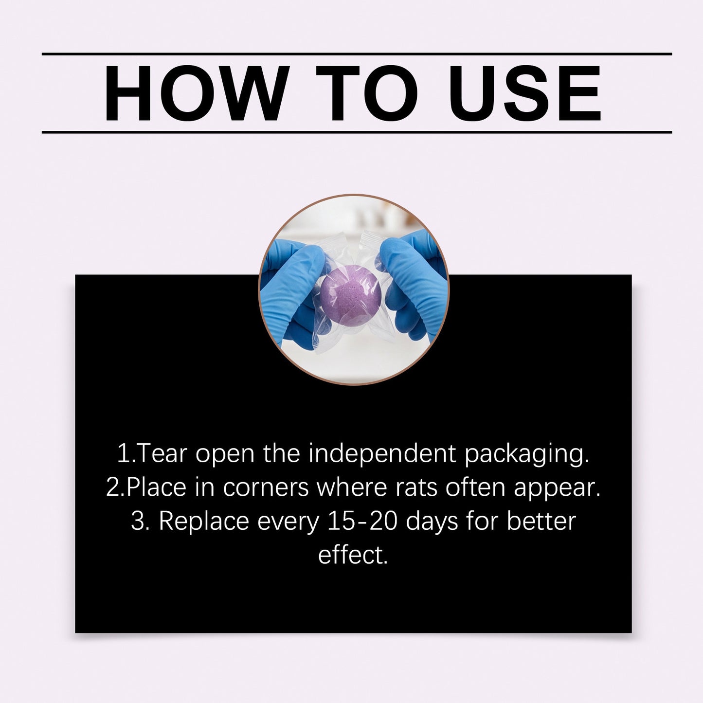 Natural Rodent Repellent Balls